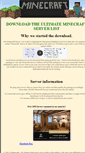 Mobile Screenshot of minecraftserversx.com